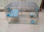 hamsterkooi met glazen voet compleet in orde, Moins de 60 cm, Cage, Hamster, Comme neuf