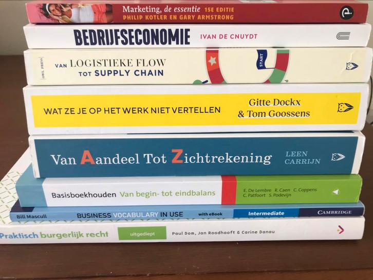 Te Koop: studieboeken Artevelde, Boeken, Studieboeken en Cursussen, Zo goed als nieuw, Ophalen of Verzenden