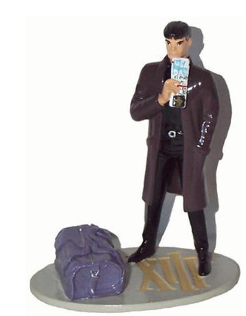 Beeldje / statuette ‘XIII met tas / avec sac’ - Pixi   beschikbaar voor biedingen