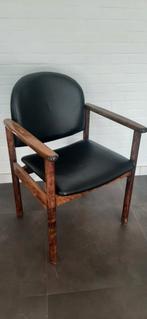 THERECA vintage design stoel, Huis en Inrichting, Stoelen, Ophalen, Gebruikt, Zwart, Hout