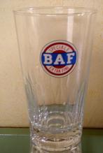BAF (Bavery), Verzamelen, Biermerken, Ophalen of Verzenden, Zo goed als nieuw, Glas of Glazen