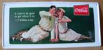 Retro reclamebord voor Coca-Cola  4, Verzamelen, Ophalen of Verzenden, Zo goed als nieuw, Reclamebord