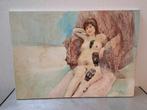 Peinture femme nue enceinte huile, Antiquités & Art, Enlèvement