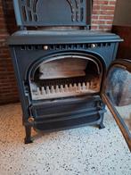 Gietijzeren Kolen / houtkachel, Huis en Inrichting, Kachels, Ophalen, Gebruikt, Overige brandstoffen, Vrijstaand