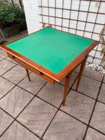 Kaarttafeltje antiek spelletjes bridge tafel, Antiek en Kunst, Ophalen