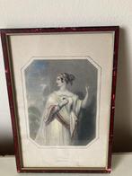 Portretten van historische vrouwen kunstlithografieën, Antiek en Kunst, Ophalen
