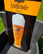 Schofferhofen bier emaille bord, Verzamelen, Biermerken, Ophalen of Verzenden, Zo goed als nieuw