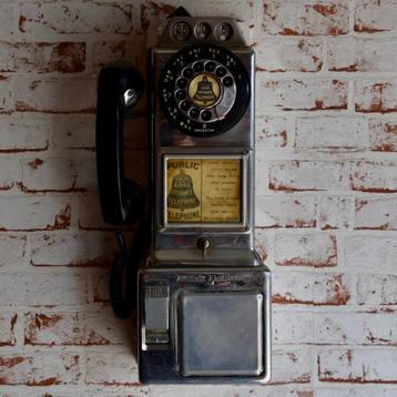 Ancien téléphone de société électrique automatique - Vintage