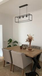 Eettafel 4 personen EIK met stoelen, Huis en Inrichting, Ophalen, Zo goed als nieuw