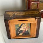 Antieke collectebus Heilige Rita paters Augustijnen jaren 30, Antiquités & Art, Enlèvement ou Envoi