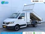MAN TGE 5.120 2.0 Kipper Dubbellucht Carplay Trekhaak Airco, Auto's, Bestelwagens en Lichte vracht, 90 kW, Gebruikt, Zwart, 4 cilinders