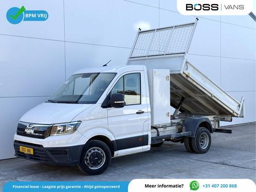MAN TGE 5.120 2.0 Kipper Dubbellucht Carplay Trekhaak Airco, Auto's, Bestelwagens en Lichte vracht, Bedrijf, Te koop, ABS, Achteruitrijcamera