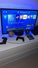 Ps4 Pro + Samsung TV + Controller + Lader + 2 games, Ophalen, Met games, Zo goed als nieuw, 1 TB