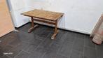 table de terrasse sur pied en bois dimension 130cm x 80cm, Comme neuf, Enlèvement ou Envoi