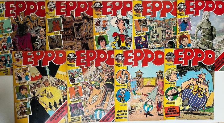 Eppo tijdschrift compleet - Franka - Asterix - 1975-1976, Boeken, Stripverhalen, Ophalen of Verzenden