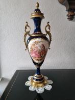 Kobalt blauw porseleinen vaas, Ophalen of Verzenden