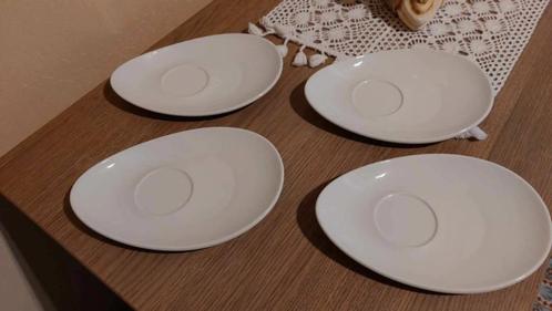 4 Ondertassen / Suisse-Langenthal, Huis en Inrichting, Keuken | Servies, Gebruikt, Bord(en), Keramiek, Verzenden