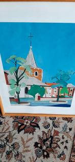 Tableau - Technique collages patchwork, Enlèvement ou Envoi, Utilisé