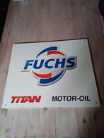 Fuchs reclamebord 60x50, Comme neuf, Enlèvement ou Envoi, Panneau publicitaire