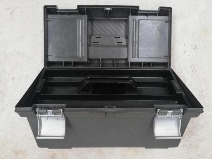 Curver gereedschap koffer 50 x 25cm, 2 extra sorteer bakjes, Doe-het-zelf en Bouw, Gereedschap | Handgereedschap, Gebruikt, Ophalen of Verzenden