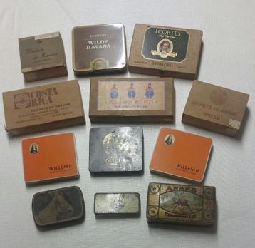 Sigarendoosjes retro, Enlèvement, Utilisé, Boite à tabac ou Emballage