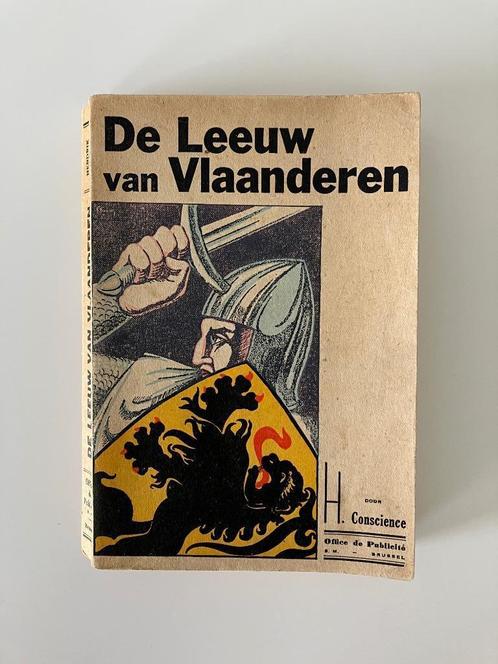 De leeuw van Vlaanderen, Livres, Histoire nationale, Utilisé, 20e siècle ou après, Enlèvement ou Envoi