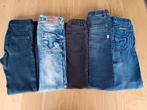 Set van 5 jeans meisjes maat 128, Comme neuf, Fille, Enlèvement ou Envoi, Pantalon