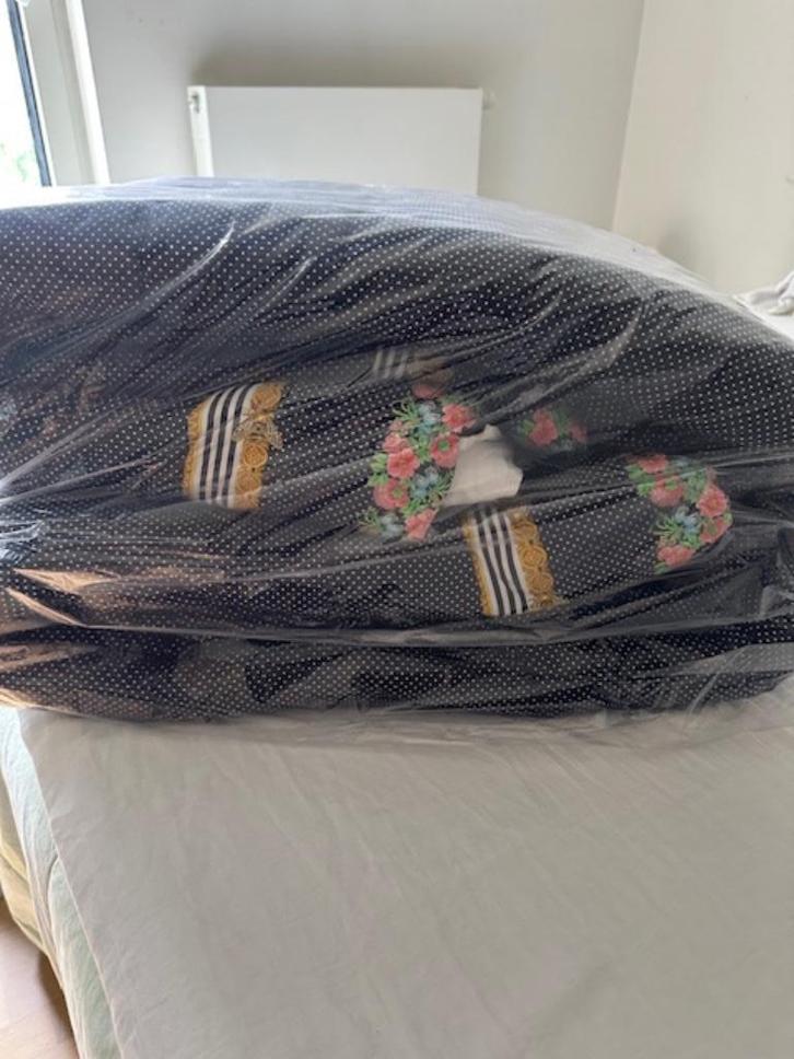 Bedset Gianni Versace, Huis en Inrichting, Slaapkamer | Beddengoed, Zo goed als nieuw, Blauw, Ophalen