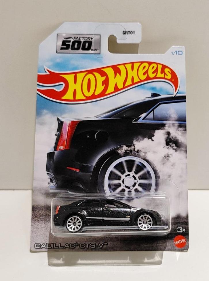 Hot Wheels Cadillac CTS-V Black 500 Factory Thailand (2020), Hobby en Vrije tijd, Modelauto's | Overige schalen, Ophalen of Verzenden
