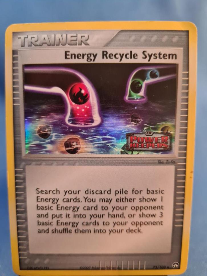 Energy Recycle System 73/108 - Power Keepers (Reverse Holo), Hobby en Vrije tijd, Verzamelkaartspellen | Pokémon, Gebruikt, Verzenden