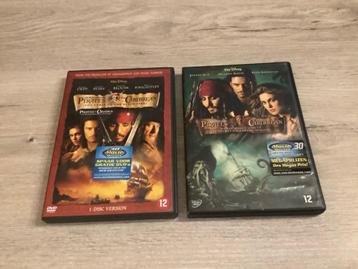 Walt Disney Pirates of the Caribbean verschillende DVD'S beschikbaar voor biedingen