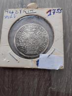 Austria munt zilver 1755, Ophalen of Verzenden