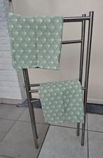 Twee moderne groene, kussenslopen 50cmx50cm, Huis en Inrichting, Ophalen of Verzenden