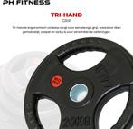 PH Fitness Olympische Rubberen Halterschijven 107.5KG, Sport en Fitness, Fitnessmaterialen, Ophalen, Nieuw, Benen, Halterschijven