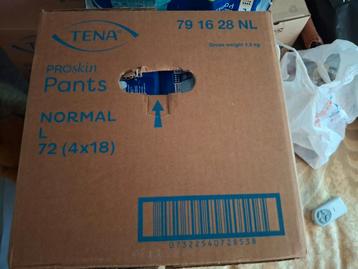 TENA ProSkin Pants – maat L (2 volle dozen + 3 losse pakken) beschikbaar voor biedingen