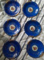 porceleinen bordjes van Limoges, 6 stuks, Antiek en Kunst, Antiek | Porselein, Ophalen of Verzenden