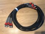 5 x 2m BNC Video Kabels 3G HD-SDI 75ohm Pro Flex, Verzenden, Nieuw, 2 tot 5 meter, Coaxiale kabel