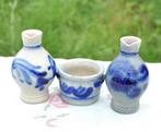 lot de petite poterie gres gris bleu, Enlèvement ou Envoi