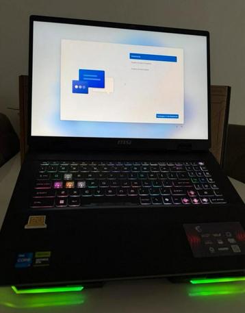 Gaming laptop msi sword 17 i7 rtx4070, Enlèvement ou Envoi