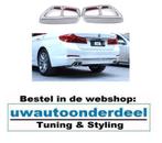 Chrome Dubbele Uitlaat Trim tip Voor Bmw G30 G31, Envoi