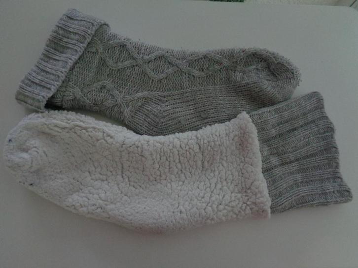 Chaussettes fourrées femme 37 / 38, Kleding | Dames, Sokken en Kousen, Gedragen, Overige typen, Verzenden