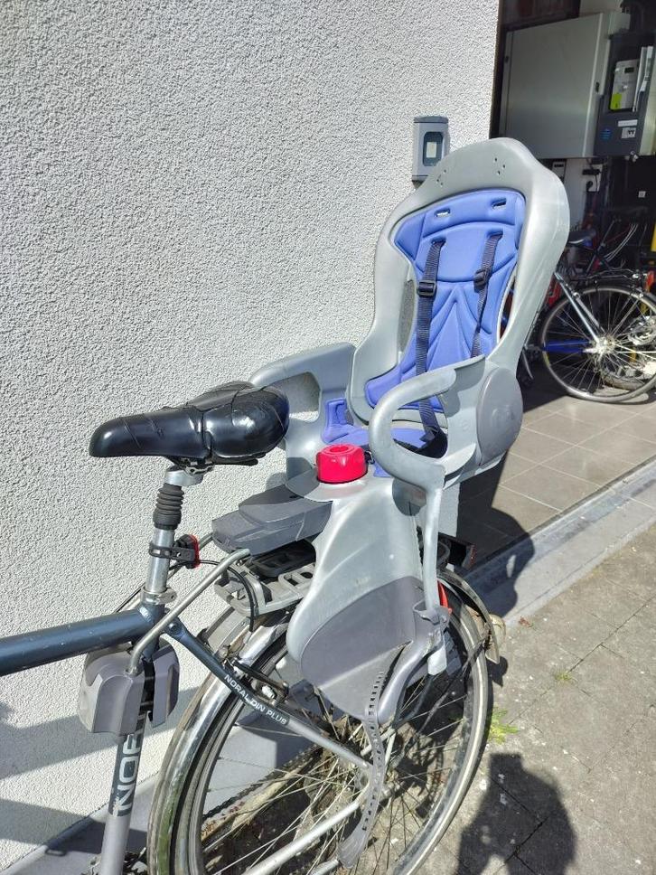 Fietsstoel, Fietsen en Brommers, Fietsaccessoires | Fietsstoeltjes, Gebruikt, Achterzitje, 15 t/m 25 kg, Voetsteuntjes, Ophalen