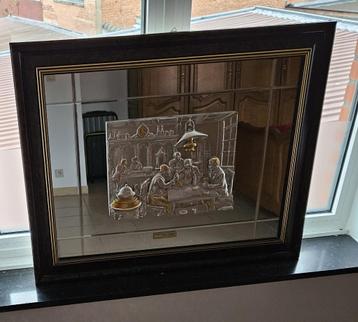 Mooie bewerkte ingekaderde spiegel van Zippoli beschikbaar voor biedingen