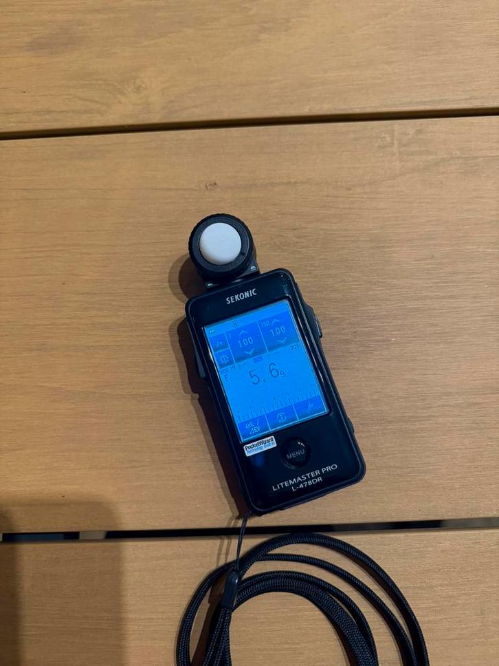 Sekonic litemaster PRO L-478DR + spotmeter, Audio, Tv en Foto, Fotografie | Professionele apparatuur, Zo goed als nieuw, Ophalen