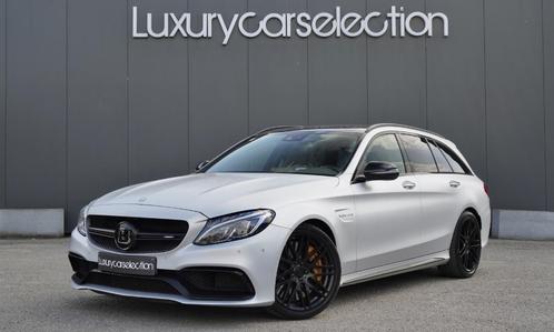 Mercedes-Benz C 63 AMG S BRABUS 600 BREAK *DESIGNO/PANO/FULL, Auto's, Mercedes-Benz, Bedrijf, Te koop, C-Klasse, ABS, Achteruitrijcamera