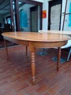 massieve eiken tafel, Huis en Inrichting, Tafels | Eettafels, Ophalen, Ovaal, Eikenhout