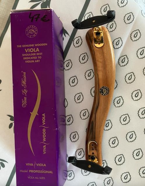 Houten schoudersteun altviool, type professional, Muziek en Instrumenten, Strijkinstrumenten | Violen en Altviolen, Zo goed als nieuw