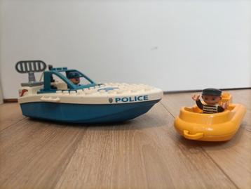 Playmobil bateau de police, Enlèvement, Utilisé