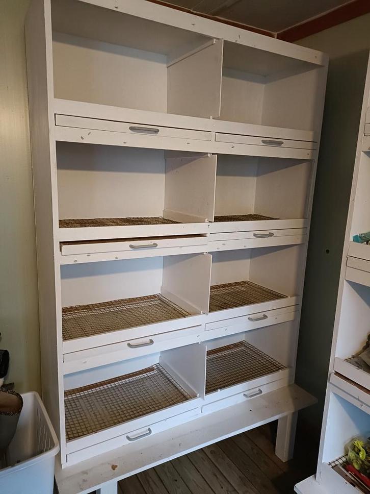 Vogelkast met schuifjes (groot), Maison & Meubles, Armoires | Autre, Utilisé, Enlèvement