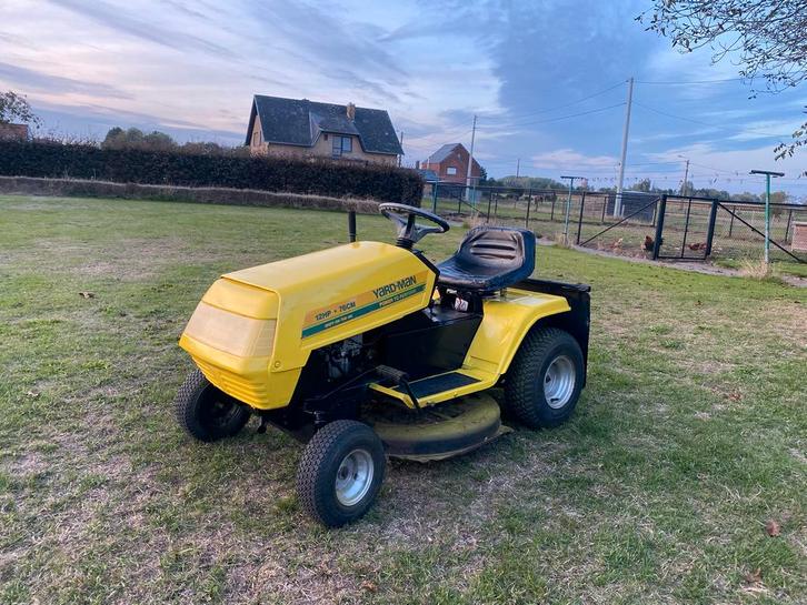 YARD MAN ZITMAAIER 12 PK, Tuin en Terras, Zitmaaiers, Gebruikt, Minder dan 90 cm, Opvangbak, Ophalen of Verzenden